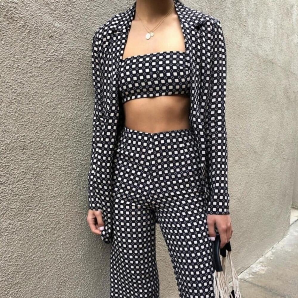 *FINAL PRICE DROP* BeachRiot Blake Black & White Blazer